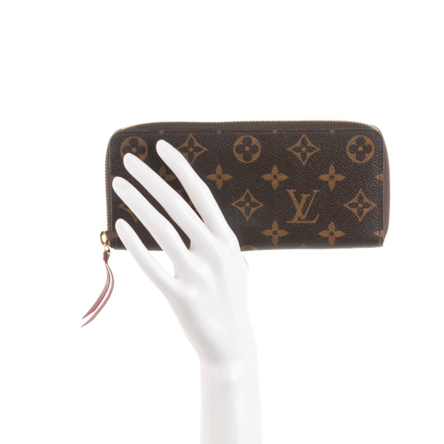 Monogram Clemence Wallet Fuchsia