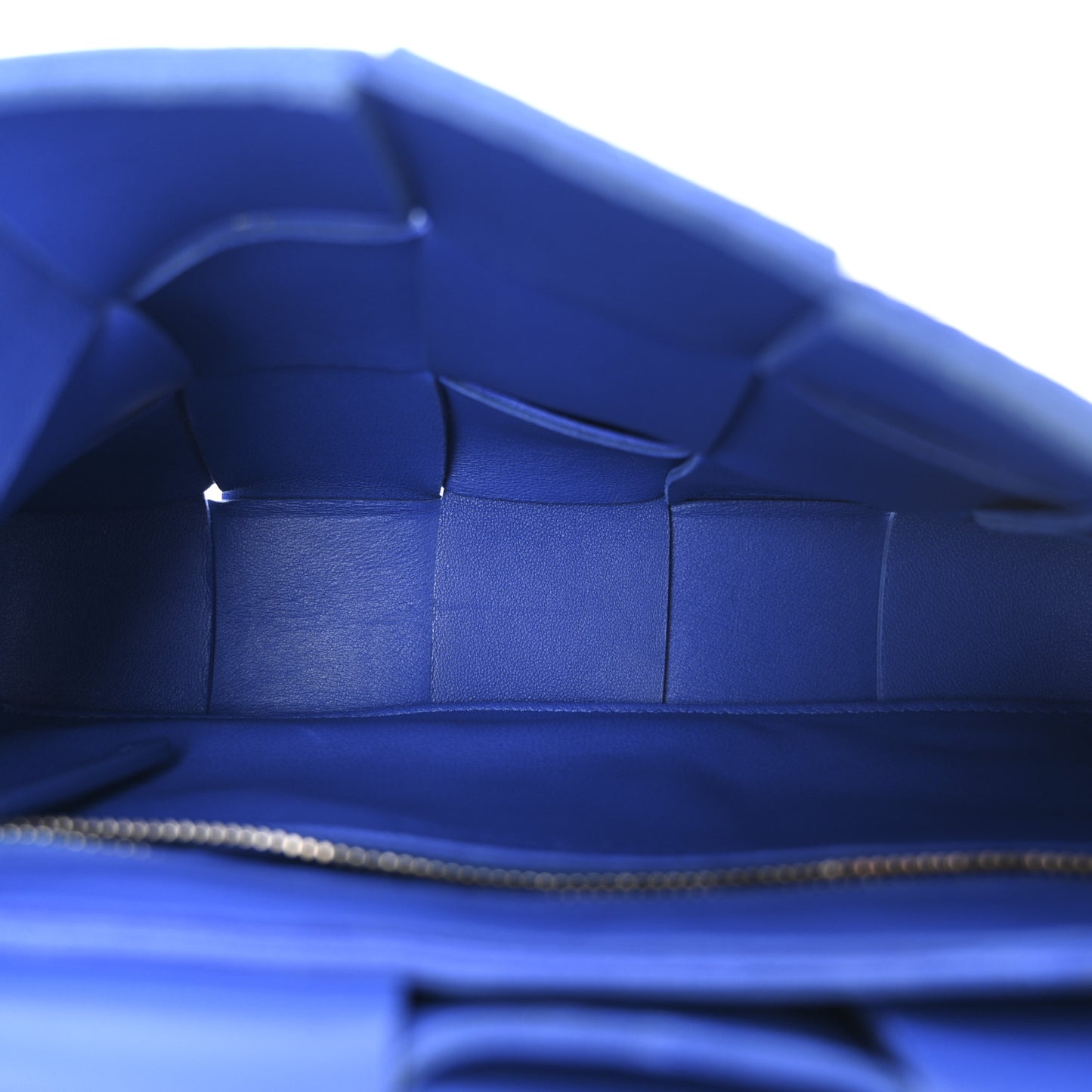 Lambskin Maxi Intrecciato Cassette Crossbody Bag Cobalt