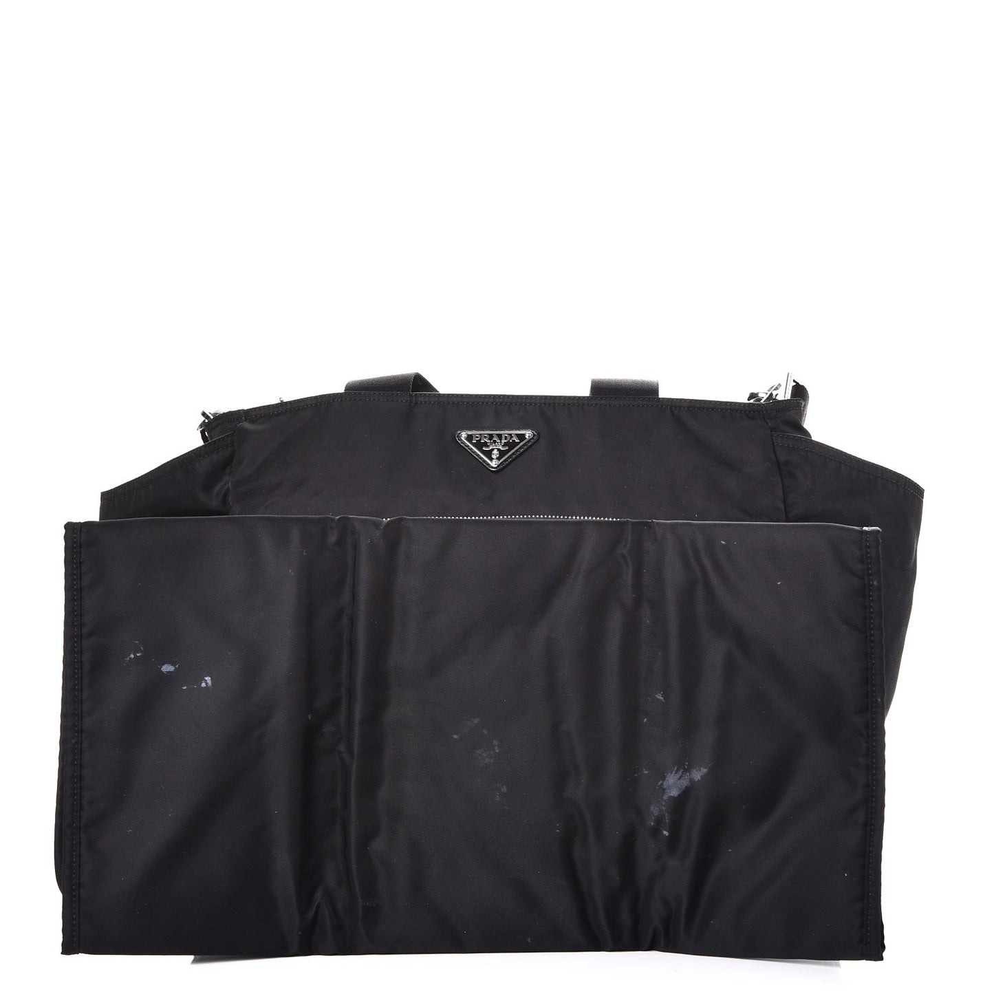 Tessuto Nylon Saffiano Diaper Bag Nero Black