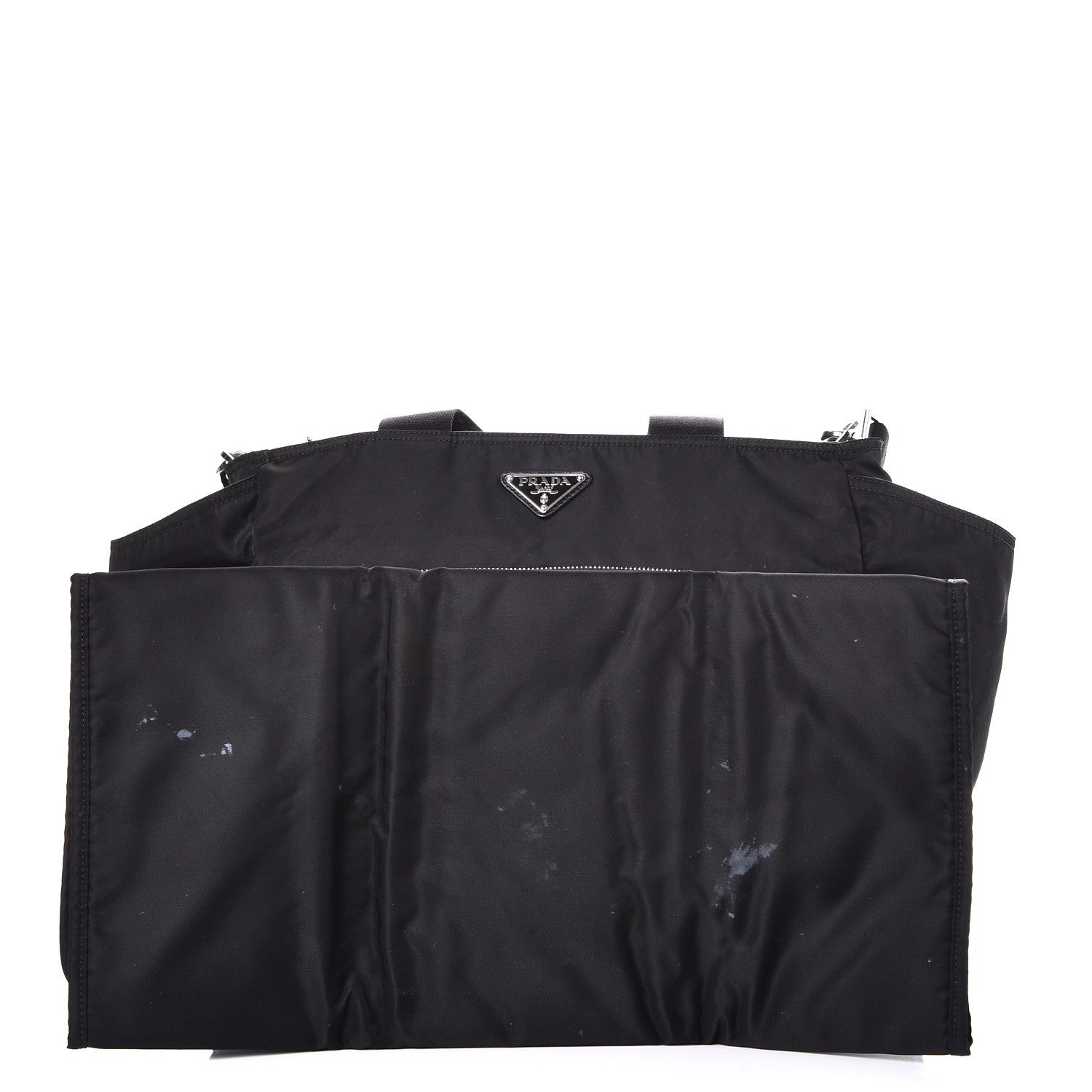 Prada Tessuto Nylon Saffiano Diaper Bag Nero Black 4 of 21