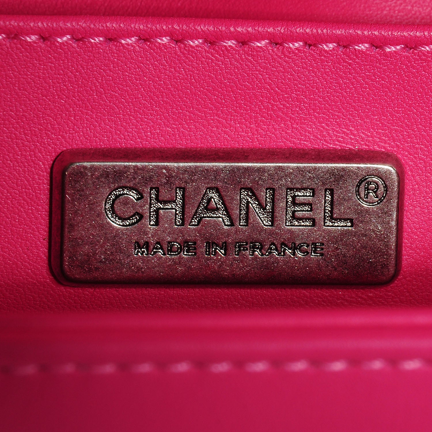 Chanel Matte Alligator Small Boy Flap Dark Pink 8 of 9