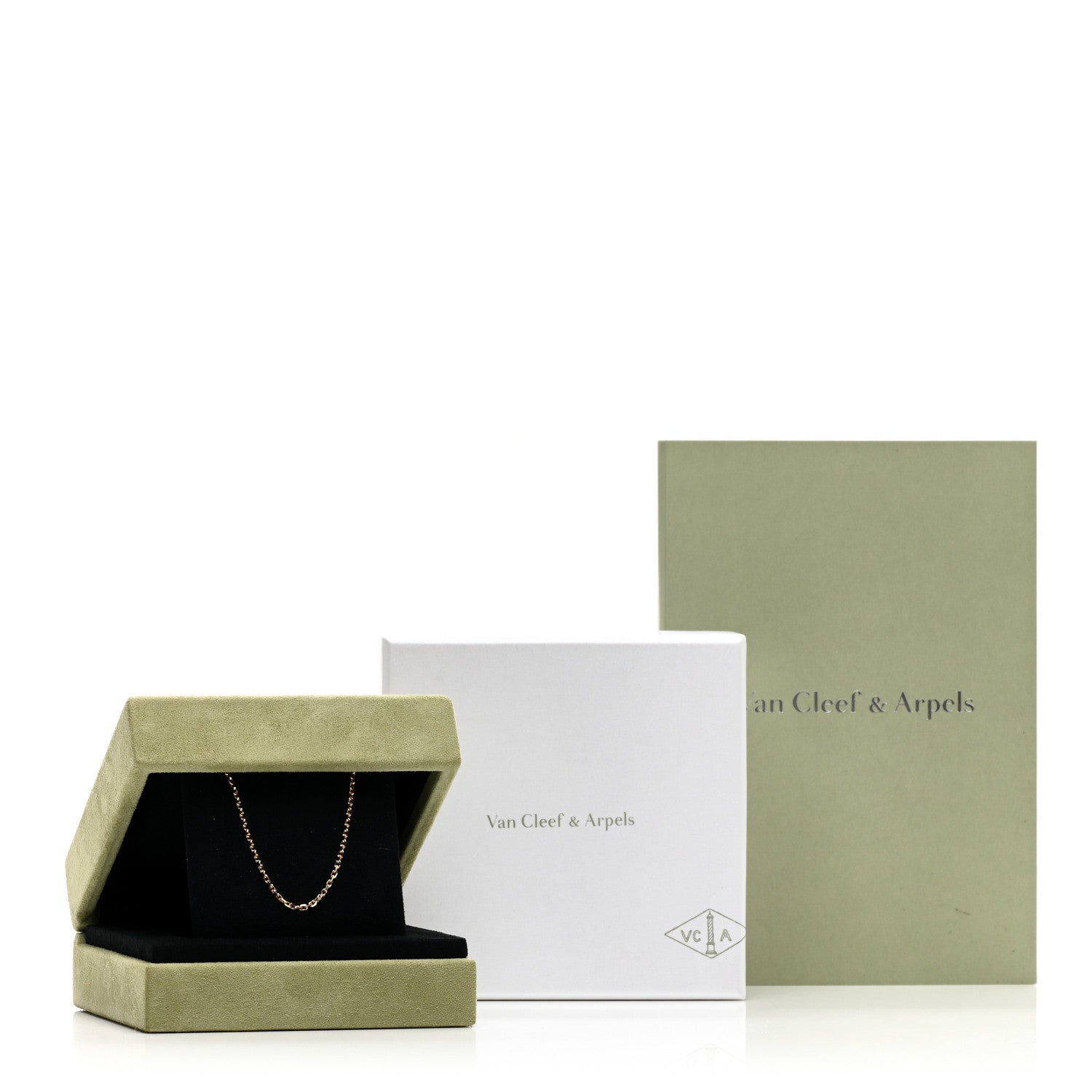 Van Cleef & Arpels 18K Yellow Gold Trace Chain 70cm 6 of 6