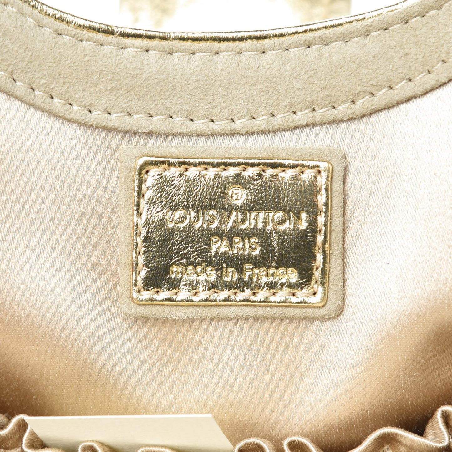 Monogram Suede Theda PM Gold