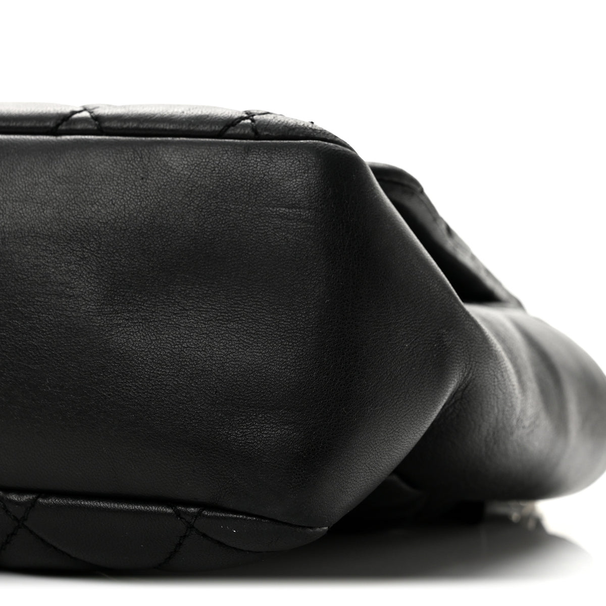 Chanel Lambskin Quilted Jumbo Coco Rain Flap Black 10 of 12