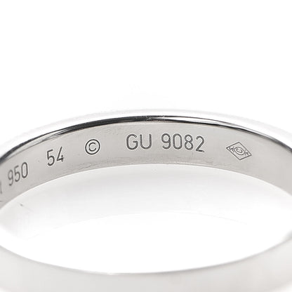 Cartier Platinum 3mm C De Wedding Band Ring 54 7 5 of 5