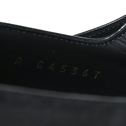 Chanel Lambskin Mary Jane Platform Pumps 38.5 Black 9 of 10