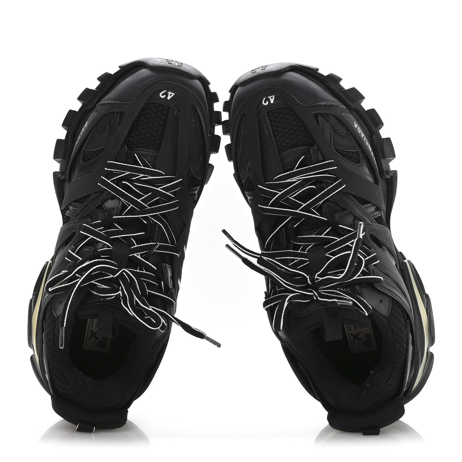 Balenciaga Mesh Nylon Mens Track Sneakers 42 Black 2 of 7