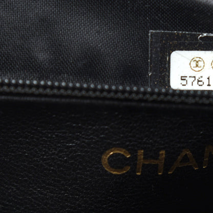 Chanel Suede Diamond Stitched Flap Bag Black 7 of 9