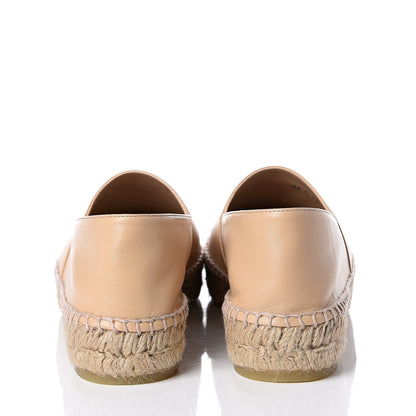 Chanel Lambskin CC Espadrilles 37 Beige Black 7 of 11