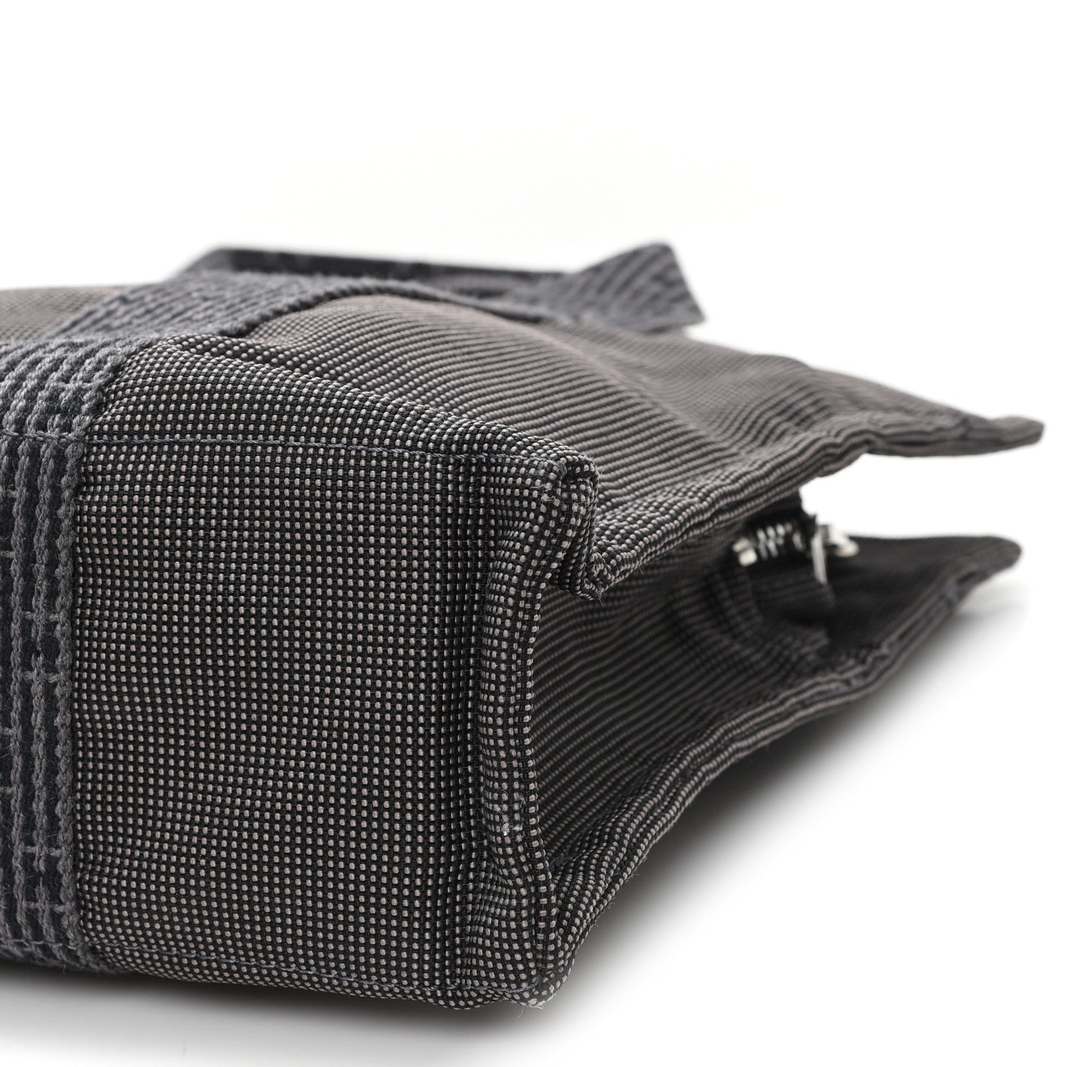 Hermes Canvas Herline PM Tote Grey 8 of 8