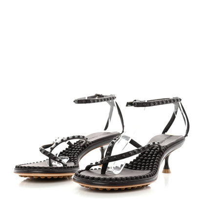 Bottega Veneta Lambskin Lagoon Bubble 55mm Sandals 35.5 Fondant 3 of 8