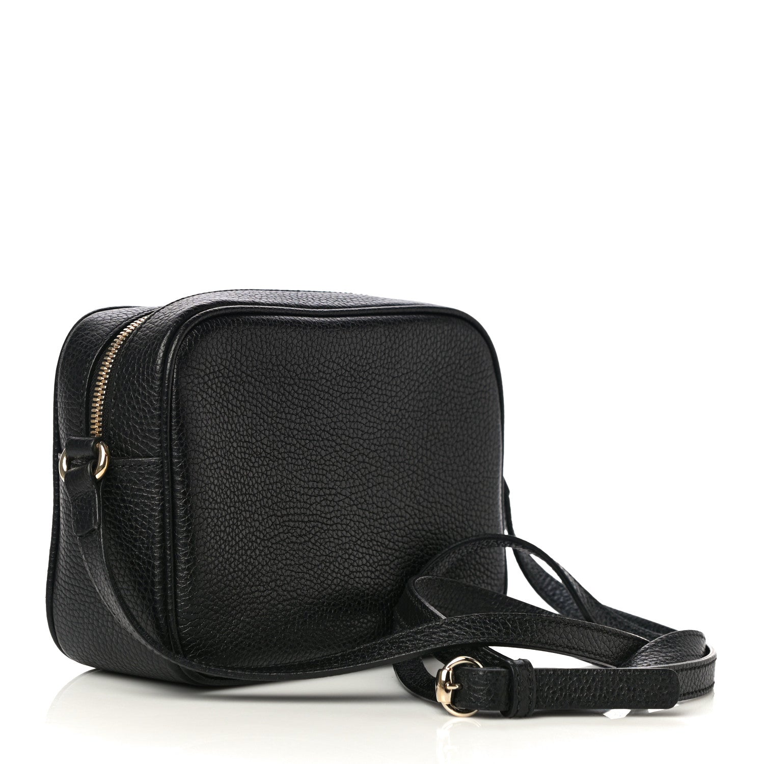Gucci Pebbled Calfskin Small Soho Disco Bag Black 3 of 12