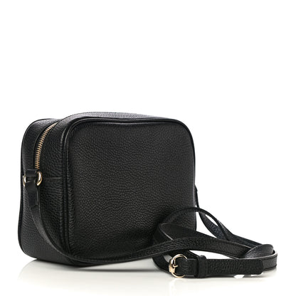Gucci Pebbled Calfskin Small Soho Disco Bag Black 3 of 12