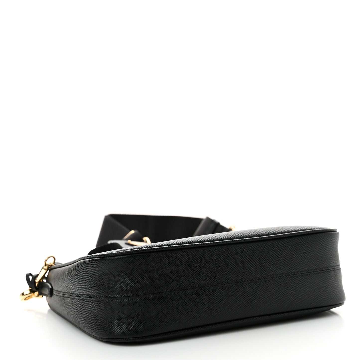 Saffiano Lux Re-Edition 2005 Shoulder Bag Black