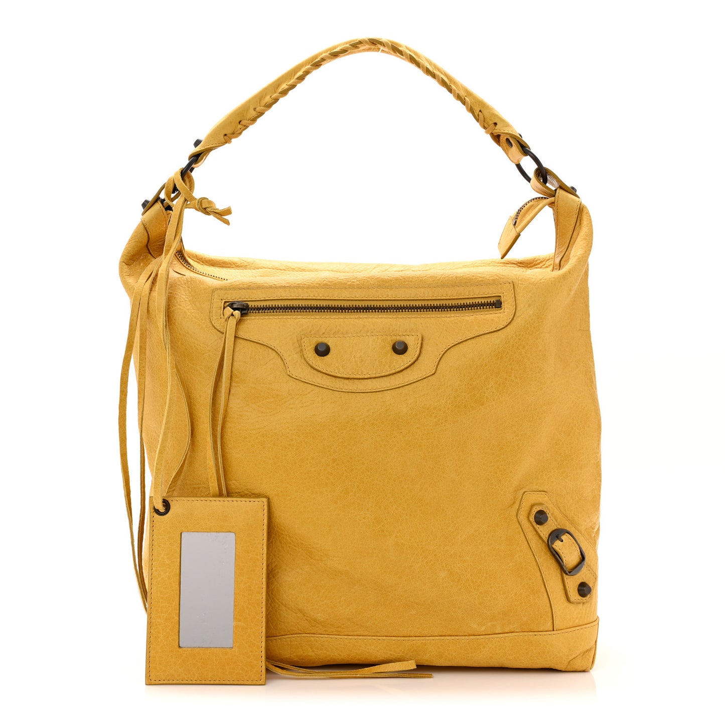 Agneau Classic Hardware Day Hobo Moutarde