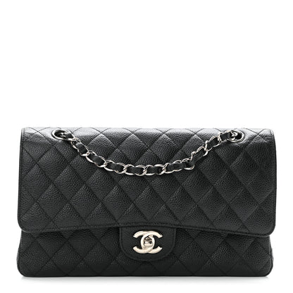 Chanel Caviar Quilted Medium Double Flap Black 1 of 11