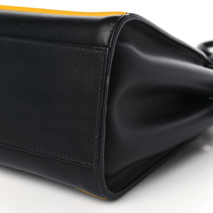 Fendi Nappa FF Mini Peekaboo Iconic Satchel Black Sunflower 8 of 8