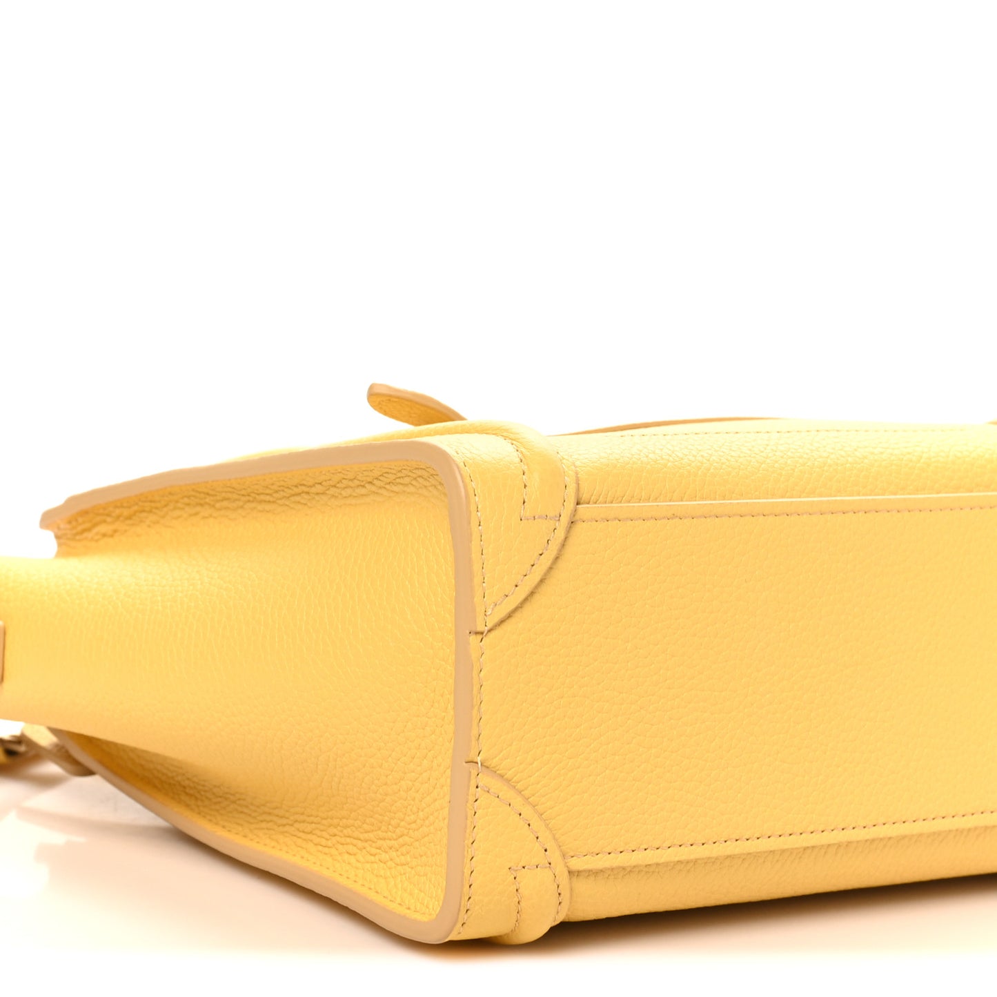 Drummed Calfskin Nano Luggage Pollen