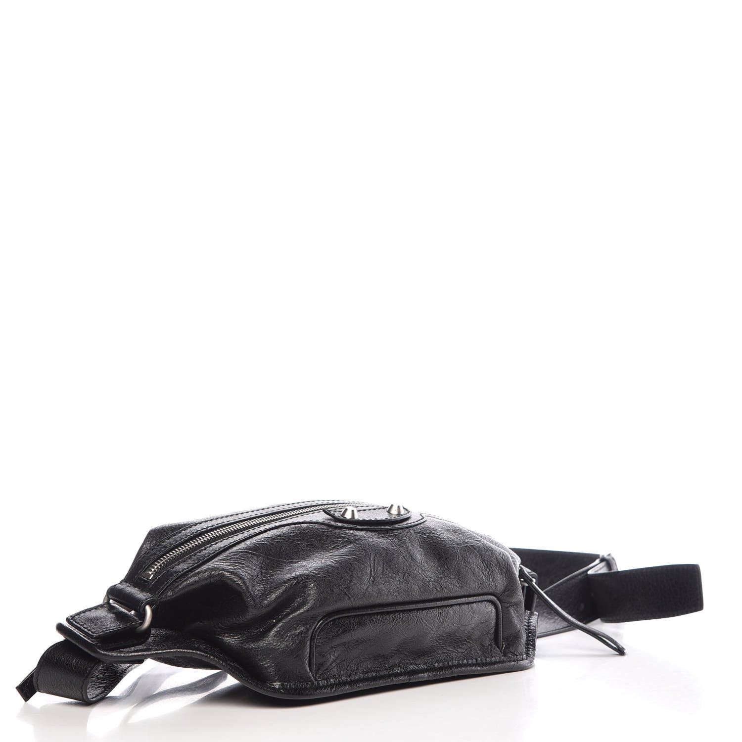 Balenciaga Lambskin Classic Hardware Neo Lift Hip Bag Black 4 of 10