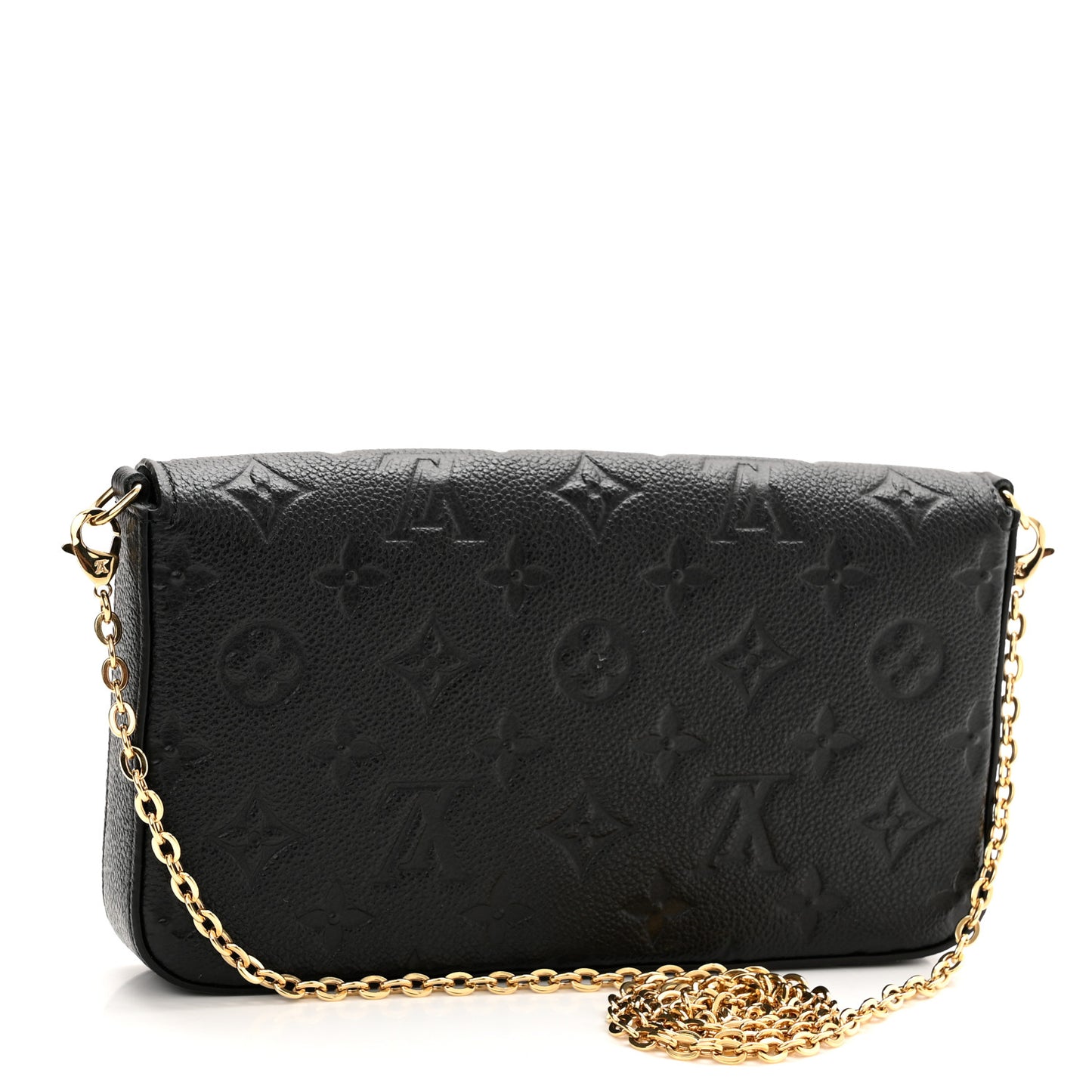 Empreinte Pochette Felicie Chain Wallet Black