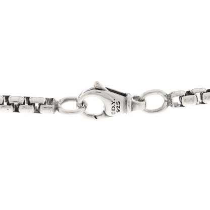 David Yurman Sterling Silver 3.6mm Medium Box Chain Necklace 24" 4 of 4