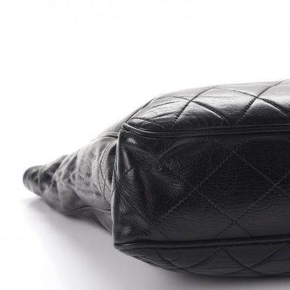 Chanel Lambskin Shopping Tote Black 10 of 11