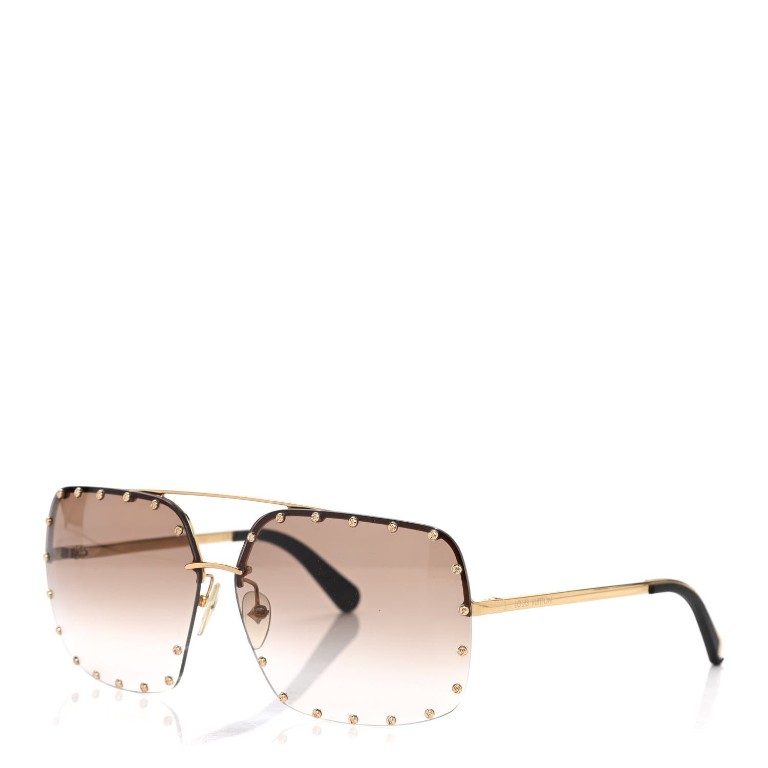 Louis Vuitton The Party Square Gradient Sunglasses Z2353W Brown 1 of 10