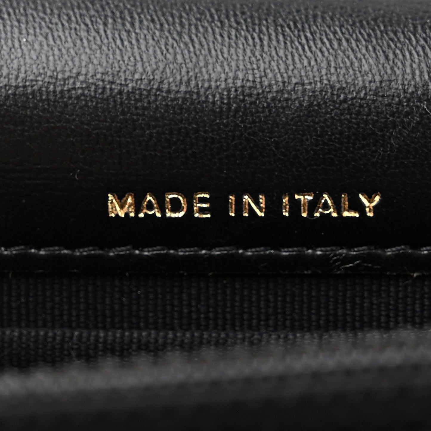 Quilted Pillow Crush Flap Phone Holder With Chain Black