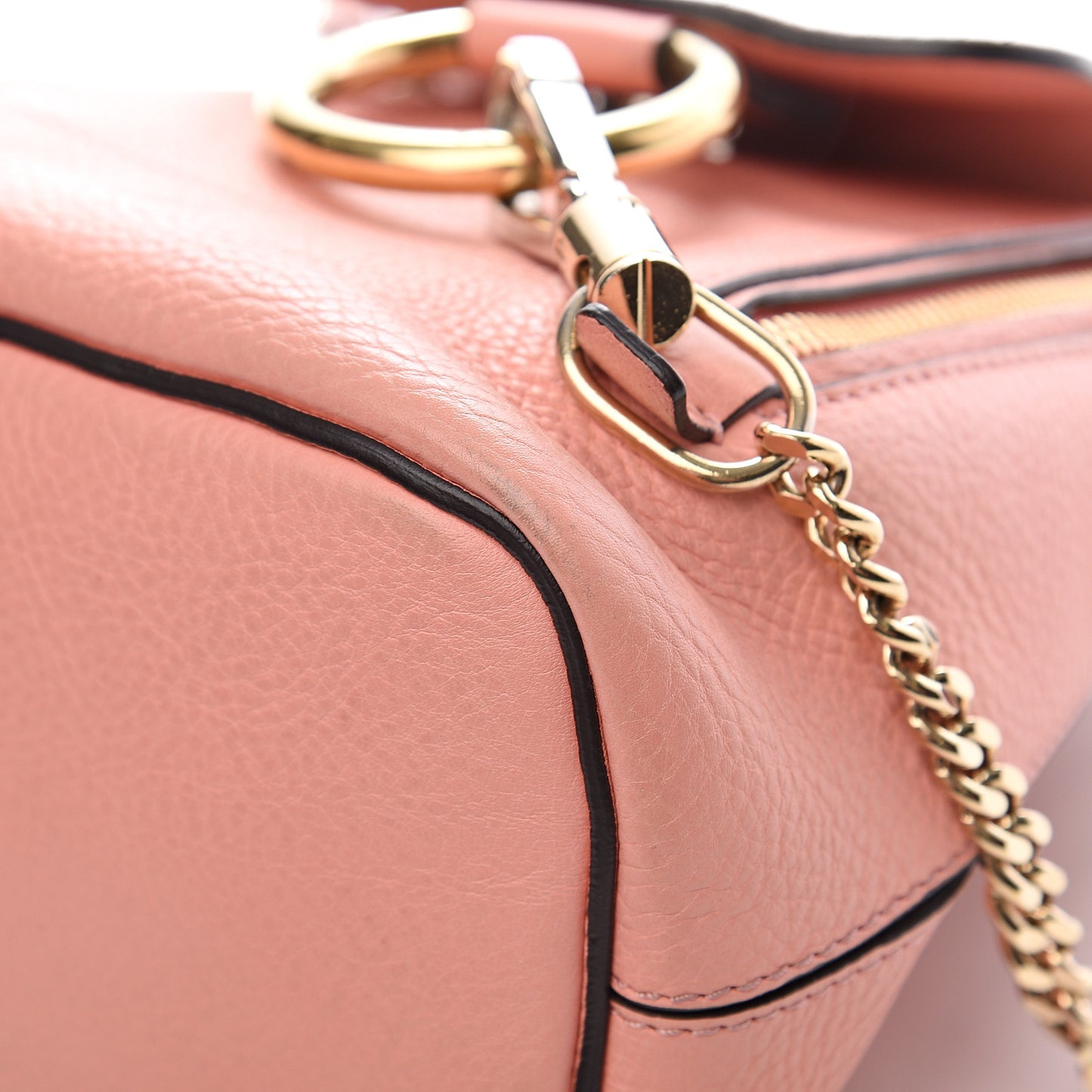 Suede Calfskin Mini Faye Backpack Ideal Blush
