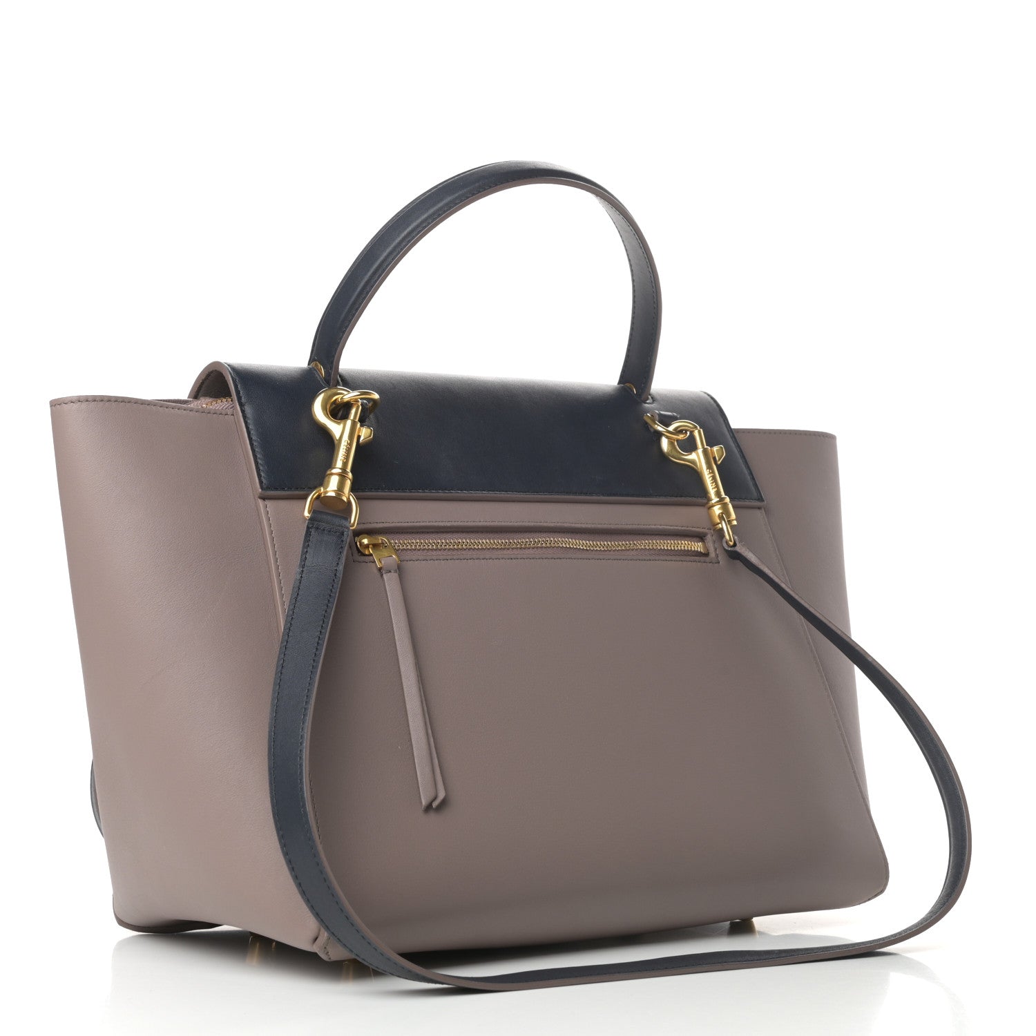 Celine Smooth Calfskin Mini Bi-Color Belt Bag Light Smoke Violet 3 of 11