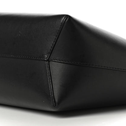 Mansur Gavriel Calfskin Small Shopping Tote Black Gold 8 of 19