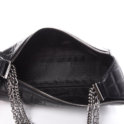 Chanel Lambskin Quilted Chocolate Bar Shoulder Bag Black 5 of 12