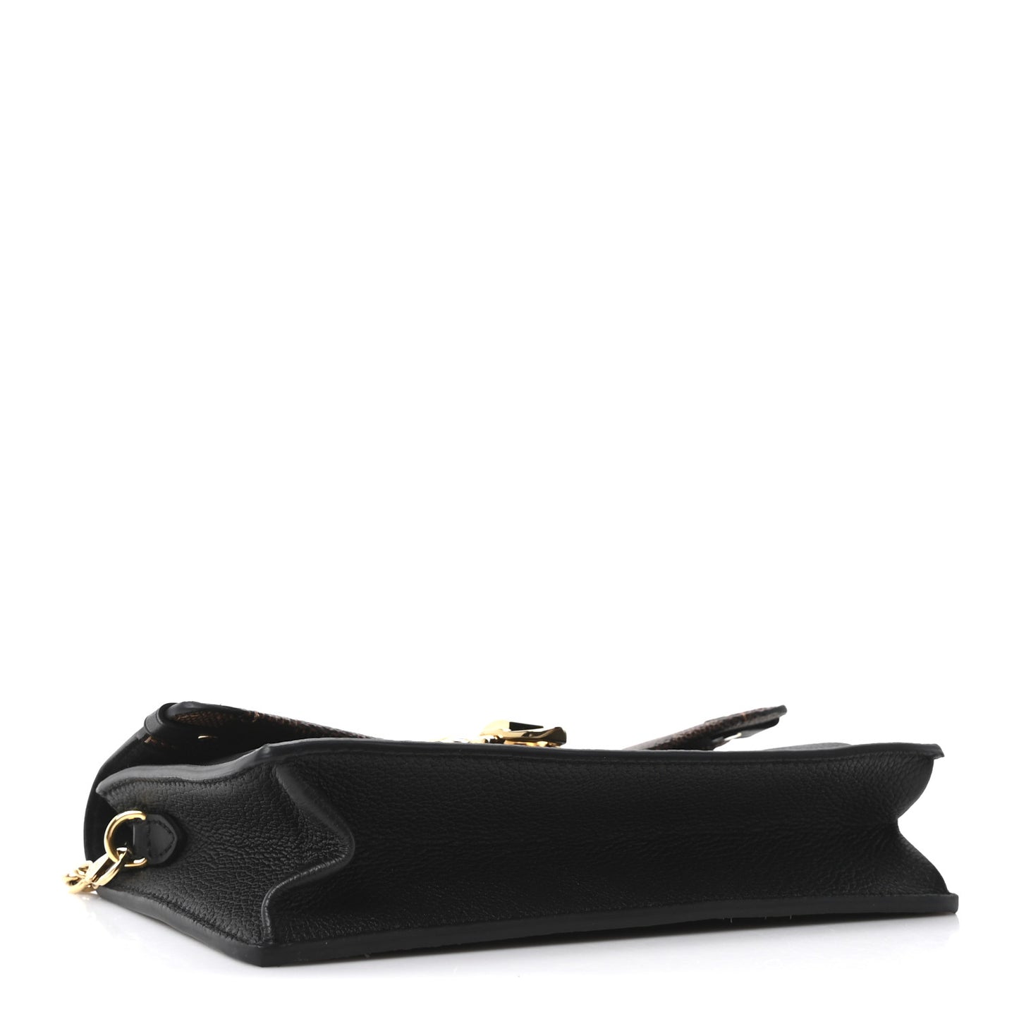 Damier Ebene Vavin Chain Wallet Black