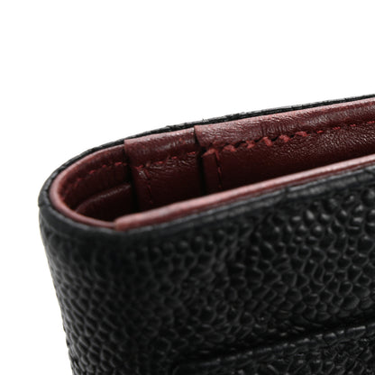 Chanel Caviar Quilted Yen Wallet Black 15 of 16