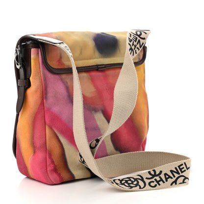 Chanel Printed Ultra Soft Lambskin Medium Flower Power Messenger 3 of 11