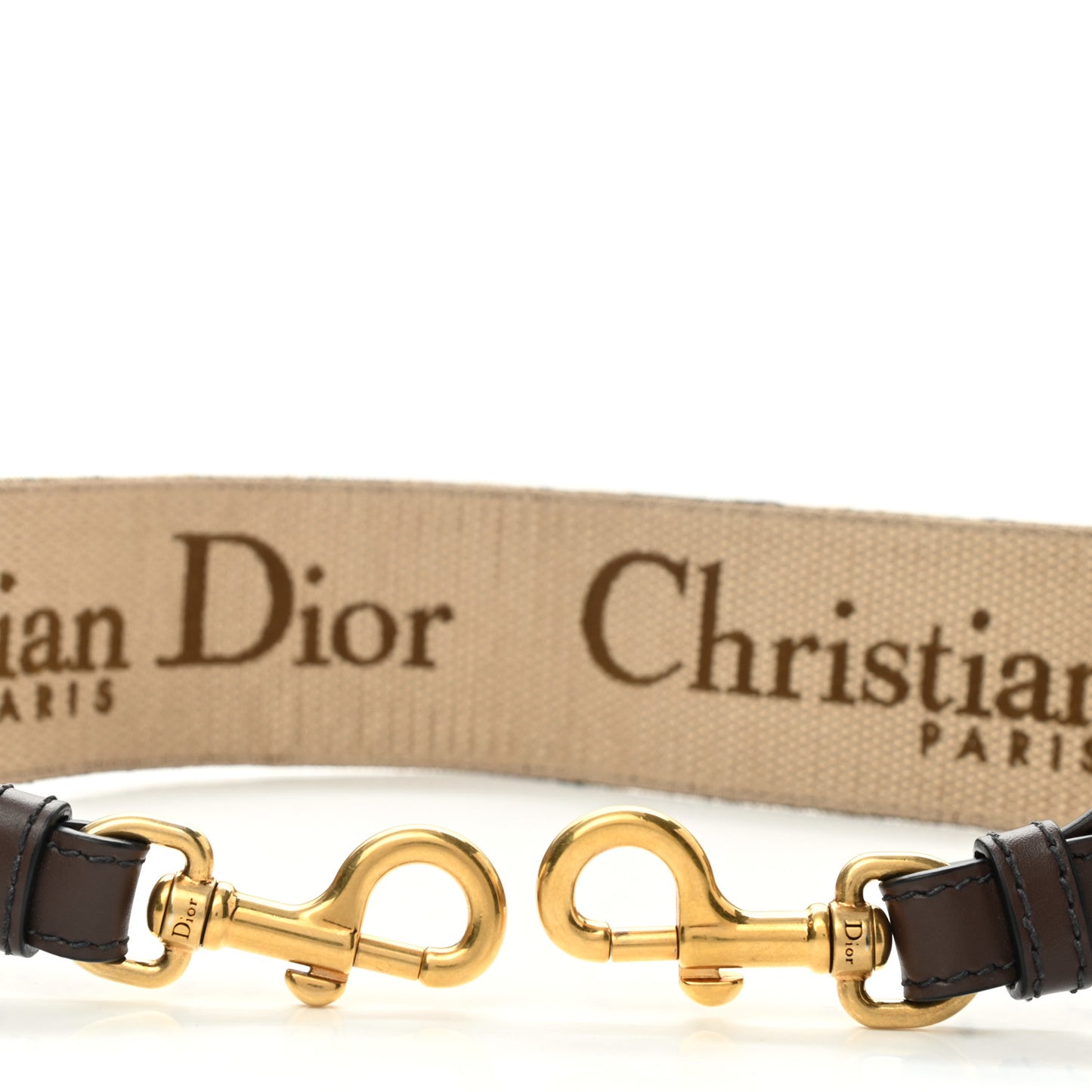 Velvet Oblique Shoulder Strap Brown