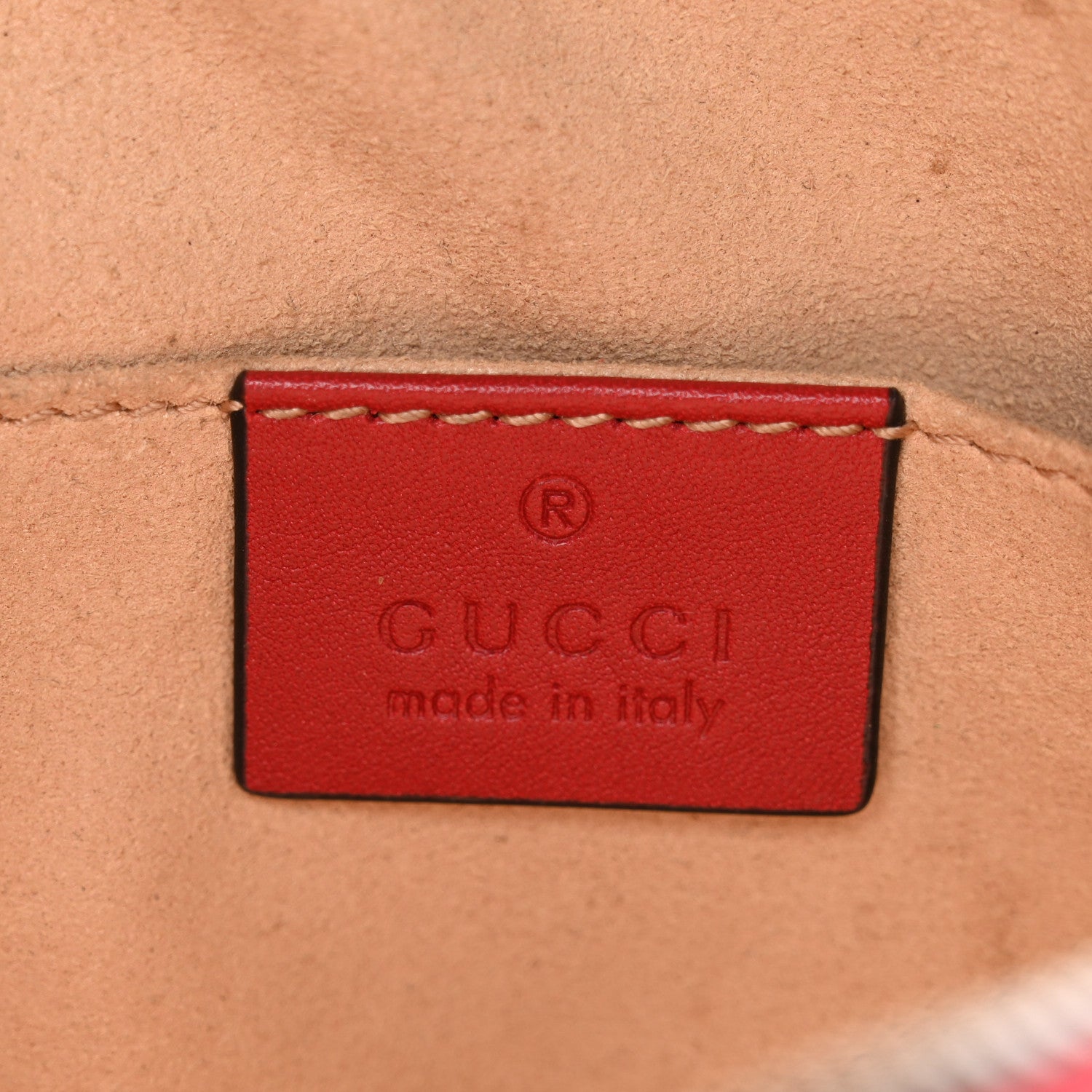 Gucci Calfskin Matelasse GG Marmont Belt Bag 85 34 Hibiscus Red 10 of 25