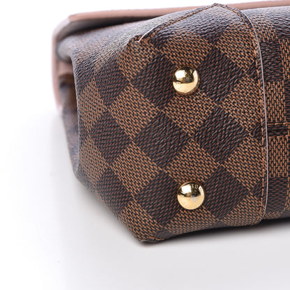 Louis Vuitton Damier Ebene Caissa Clutch Rose Ballerine 8 of 9