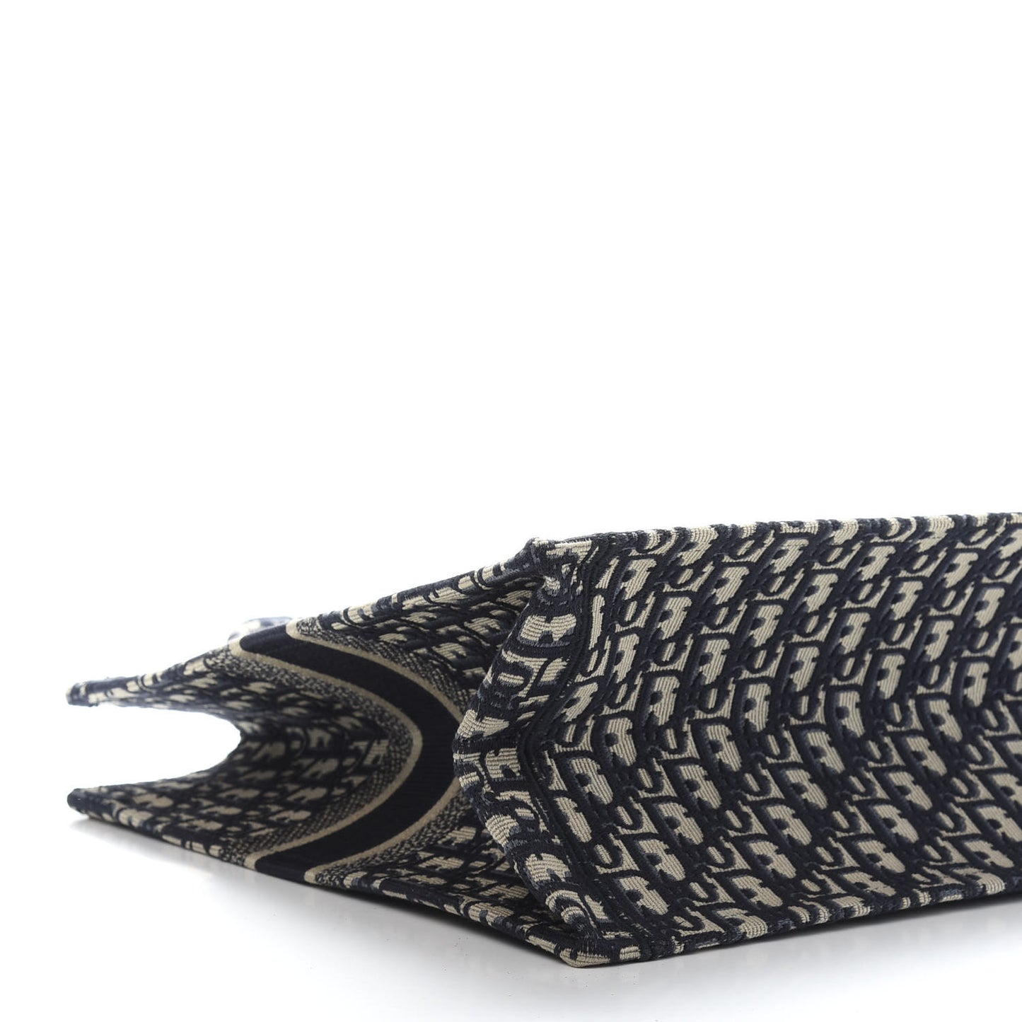 Oblique Book Tote Blue Multicolor