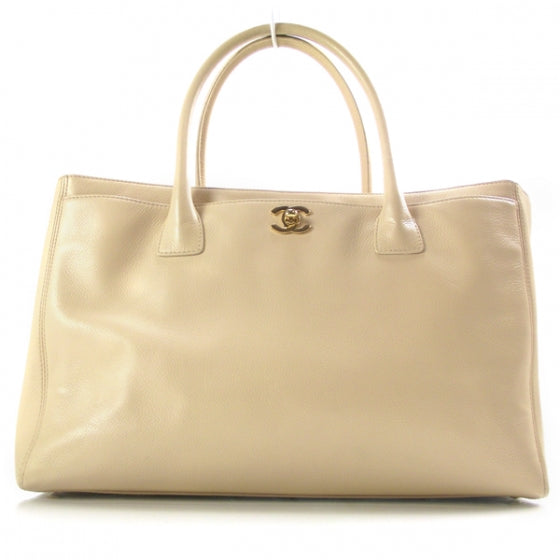 Caviar Cerf Shopper Tote Beige Clair