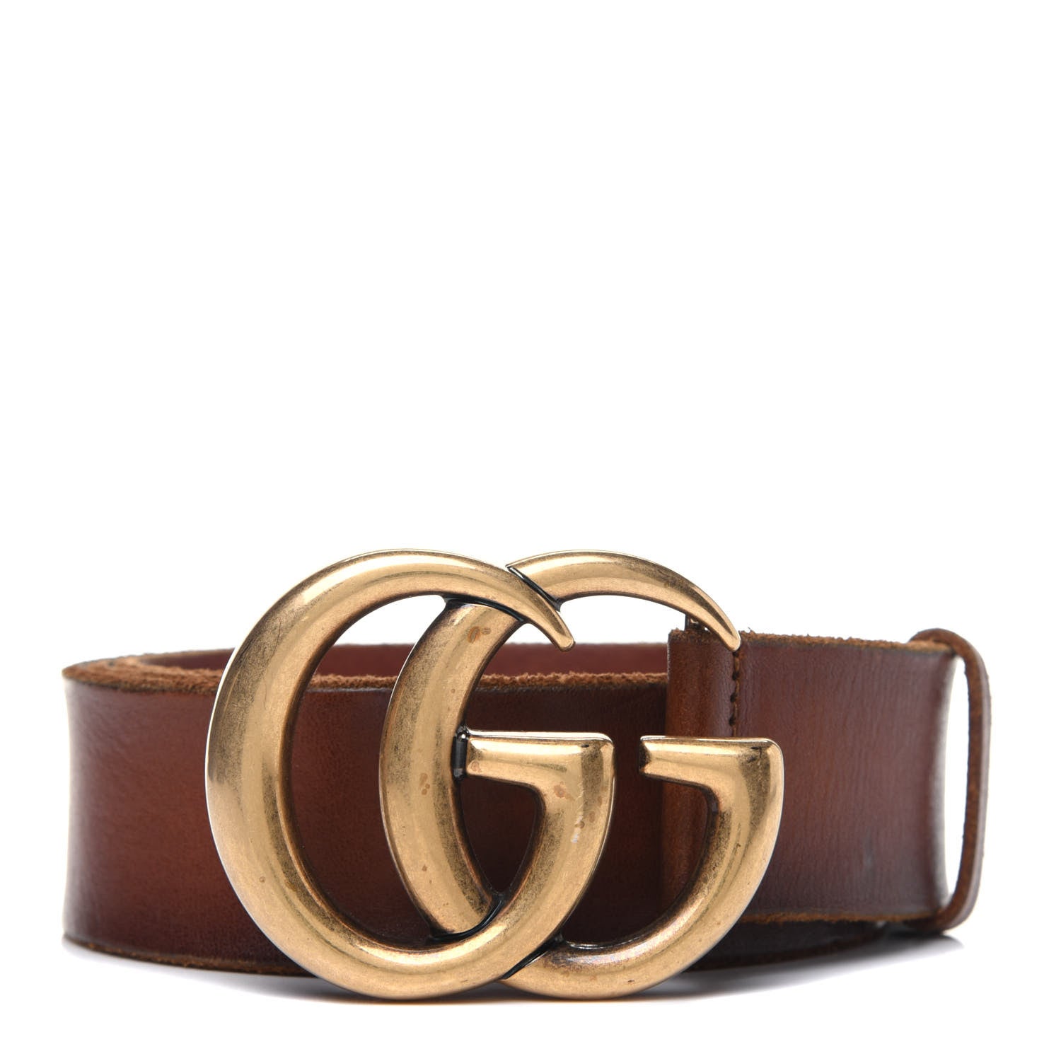 Gucci Faded Calfskin Double G 40mm Belt 95 38 Cuir 1 of 12