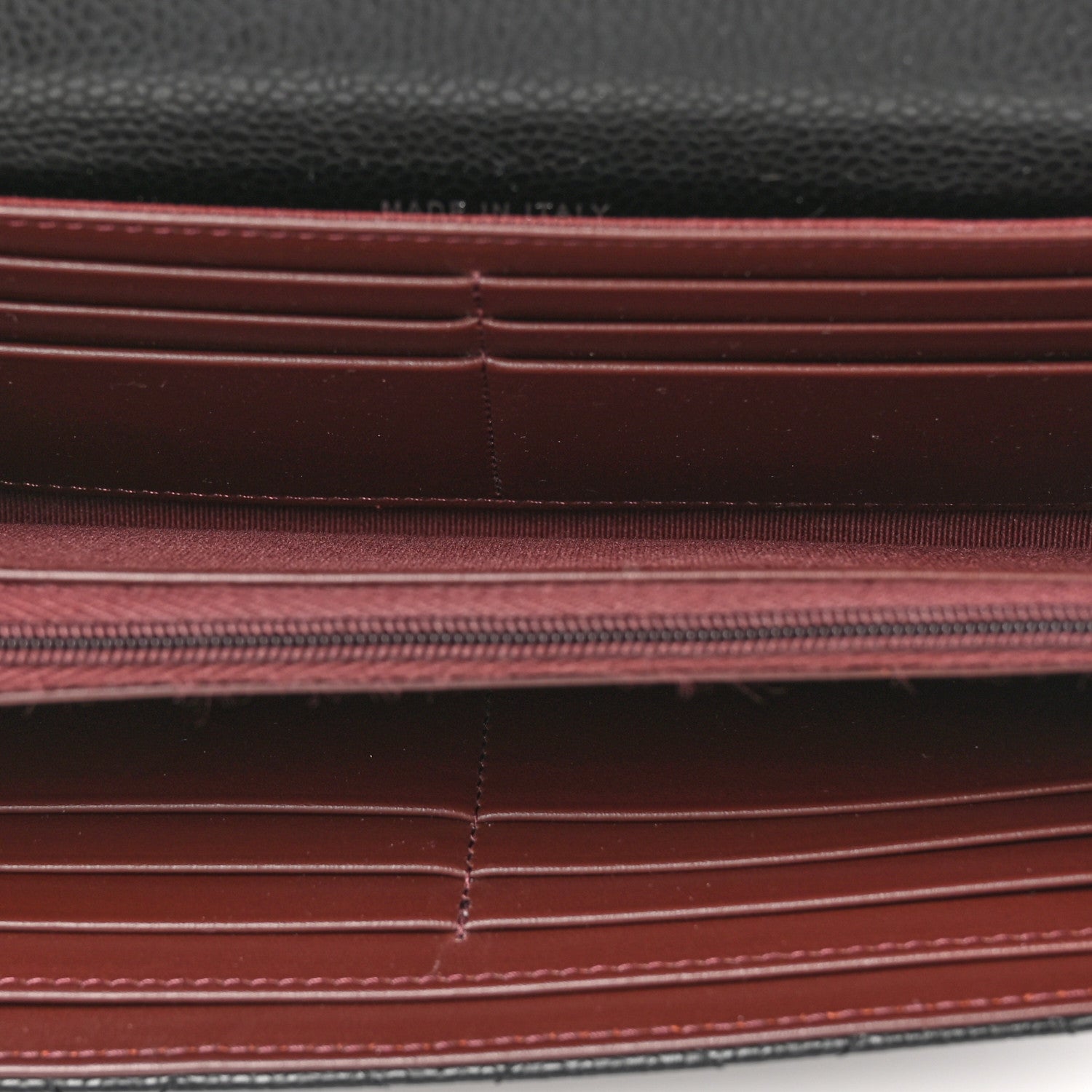 Chanel Caviar Quilted Large Gusset Flap Wallet Black 5 of 9