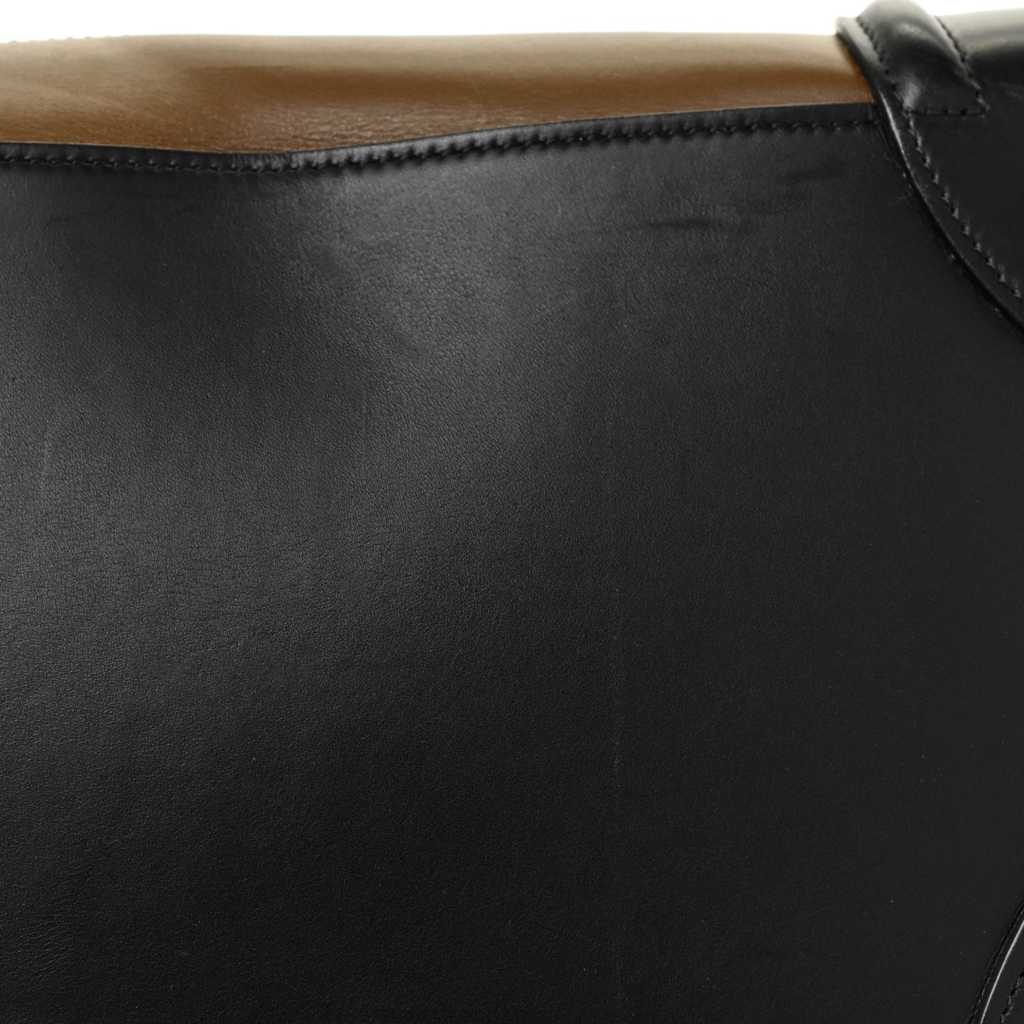 Satin Calfskin Mini Tri-Color Luggage Dark Grey