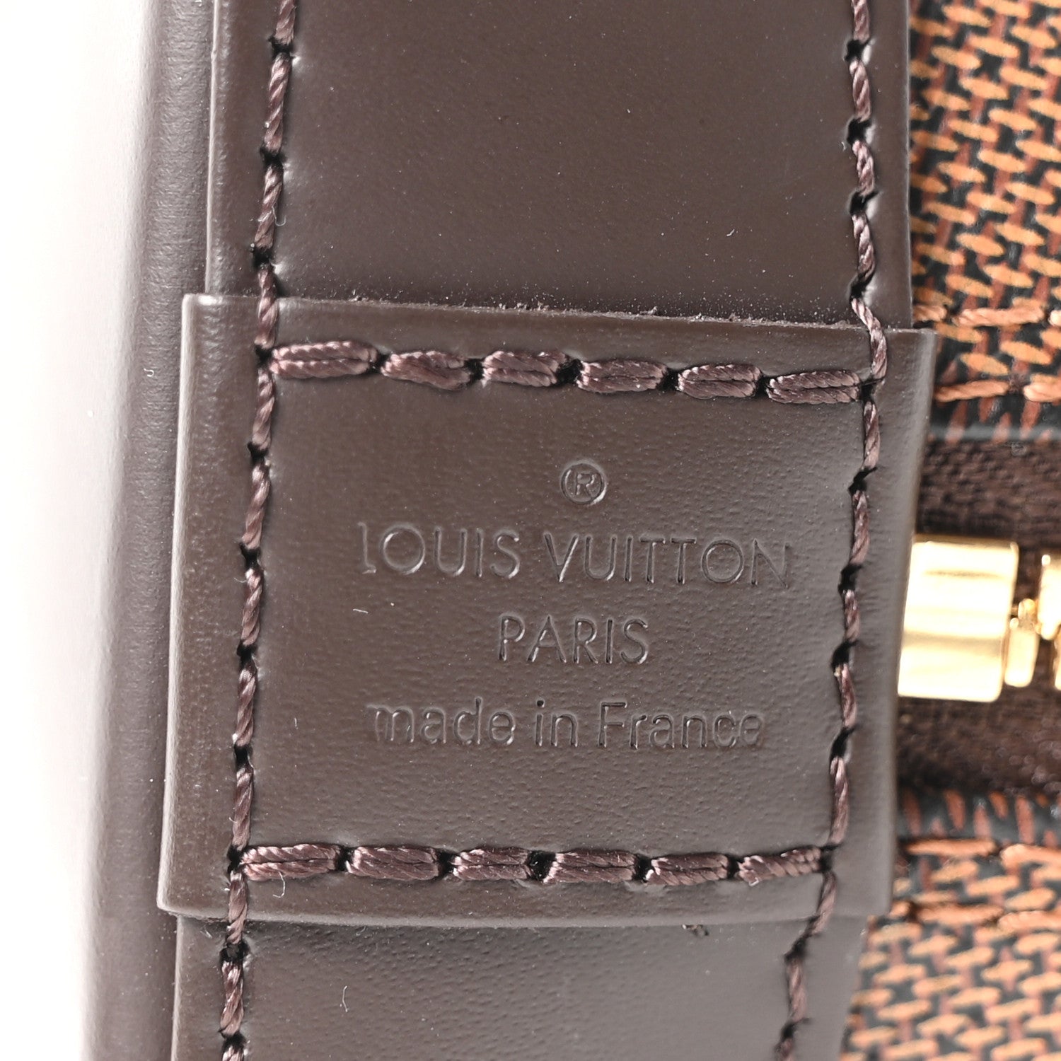 Louis Vuitton Damier Ebene Alma BB 6 of 10