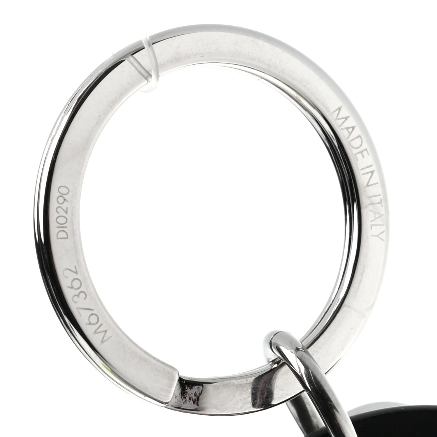 Louis Vuitton LV Circle Bag Charm Key Holder Silver 7 of 7