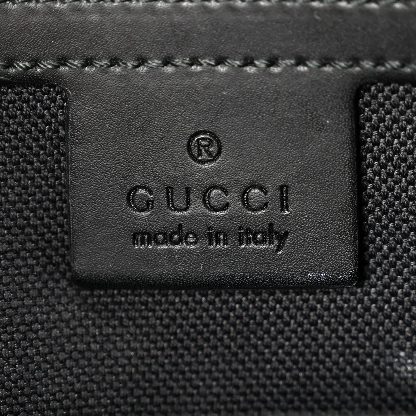 Soft GG Supreme Monogram Web Belt Bag Black Grey