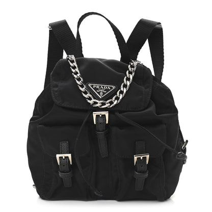Prada Nylon Vela Mini Crossbody Backpack Black 1 of 9