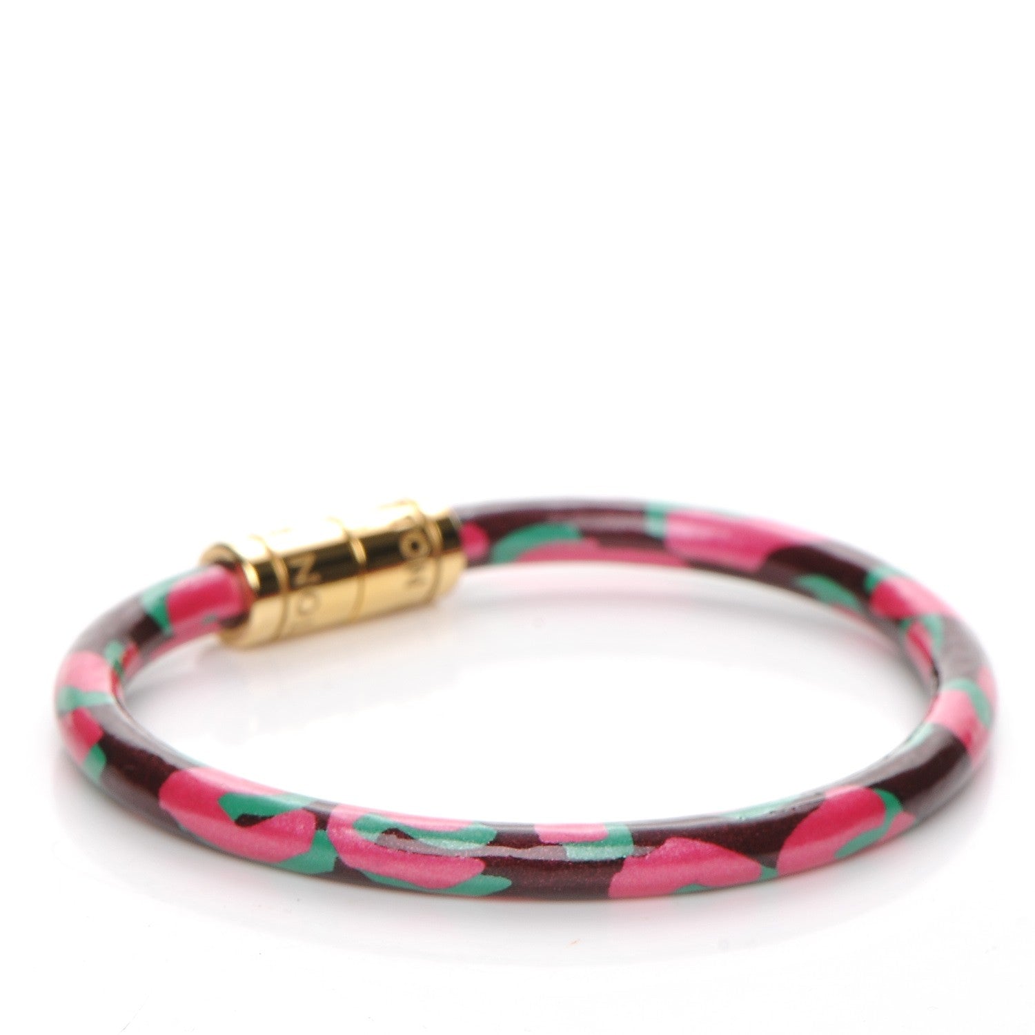 Louis Vuitton Leopard Keep It Bracelet 17 Rouge Fauviste 3 of 4
