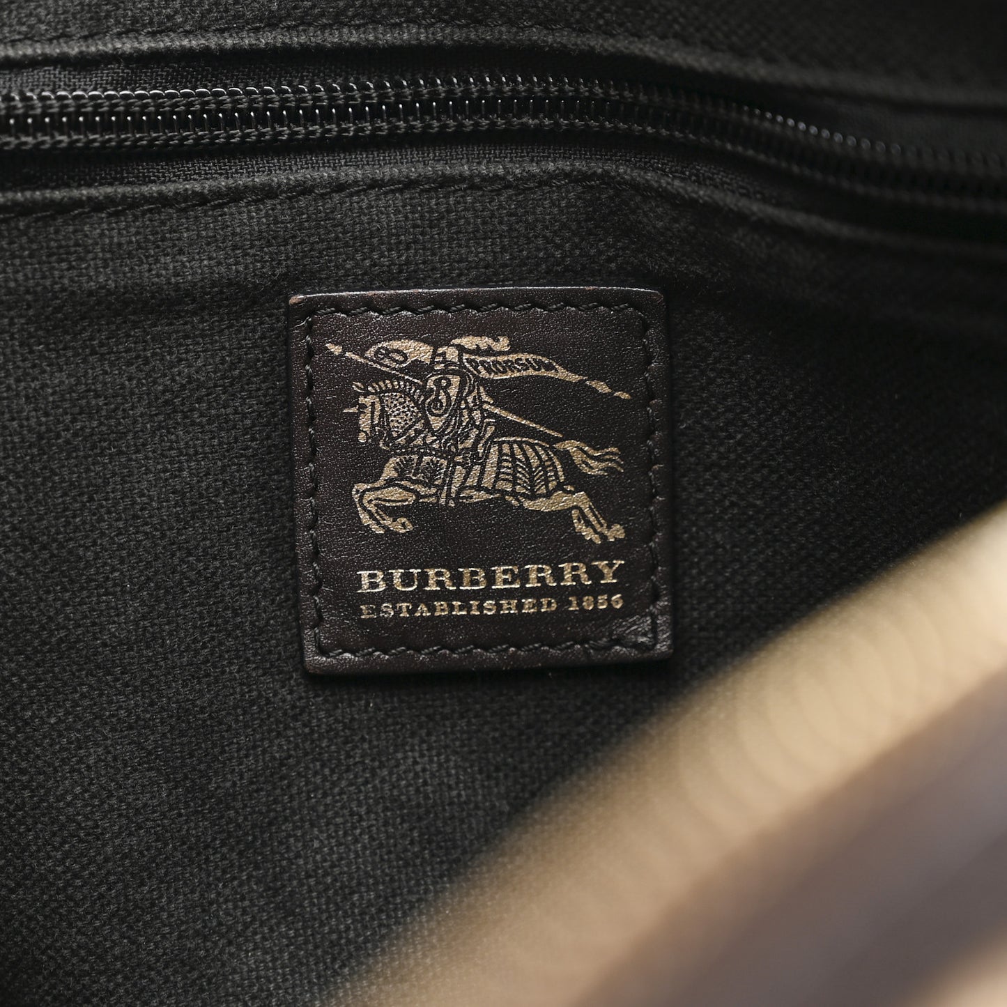 Haymarket Check Front Pocket Crossbody Bag Chocolate