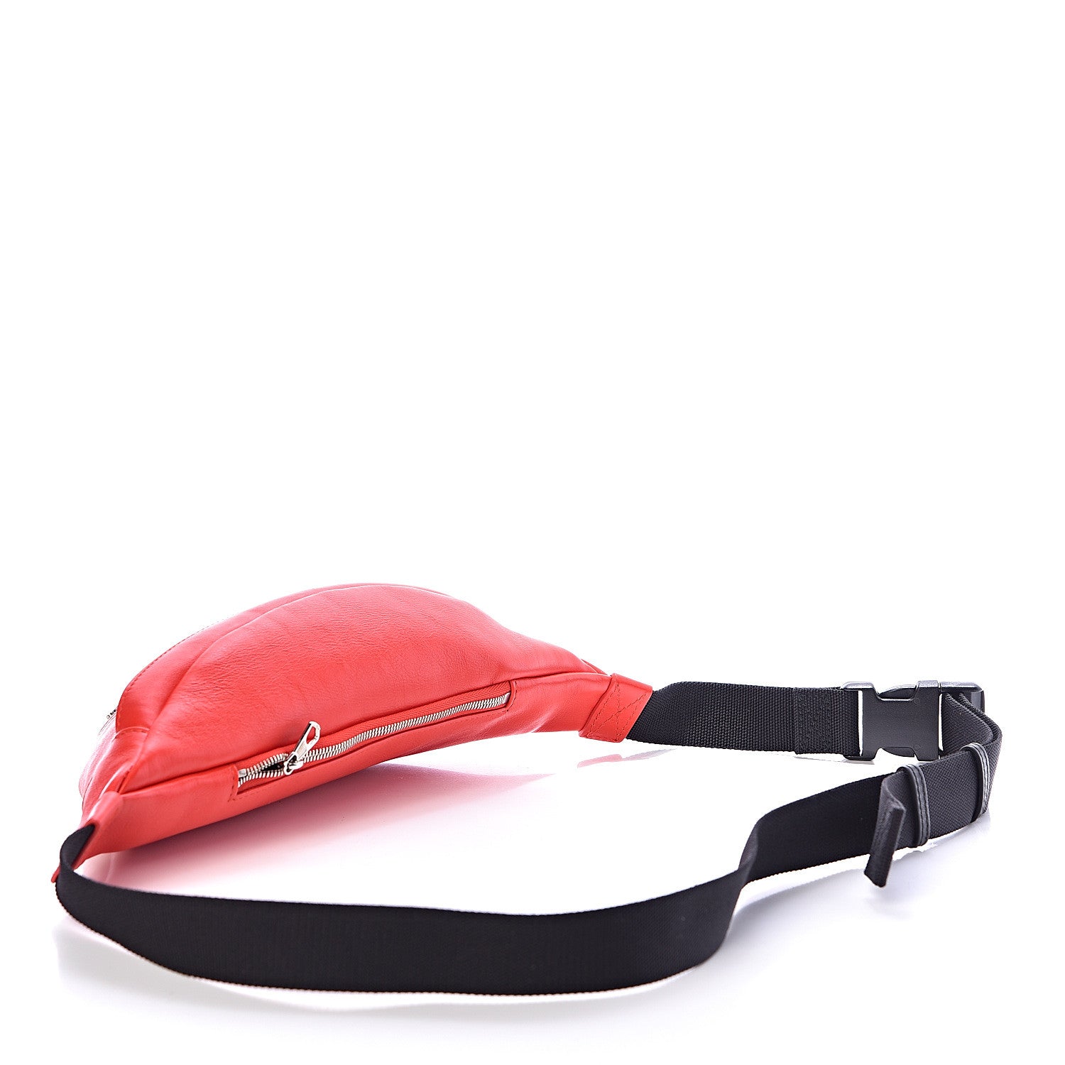 Balenciaga Calfskin Soft XS B Belt Bag Vivid Red 3 of 10